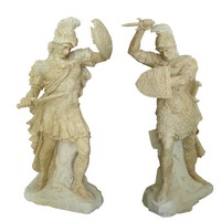Roman warrior statue
